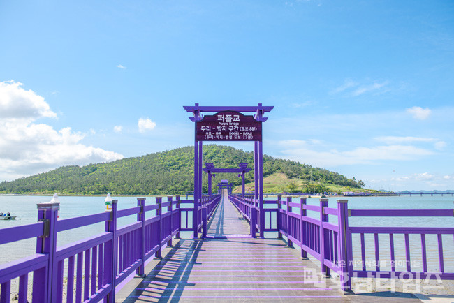 UNWTO 세계 최우수 관광마을 및 한국 관광의 별로 선정된 퍼플섬.